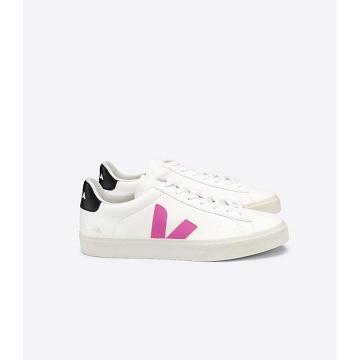 Veja CAMPO CHROMEFREE Low Tops Sneakers Dames White/Purple | NL 597FDN